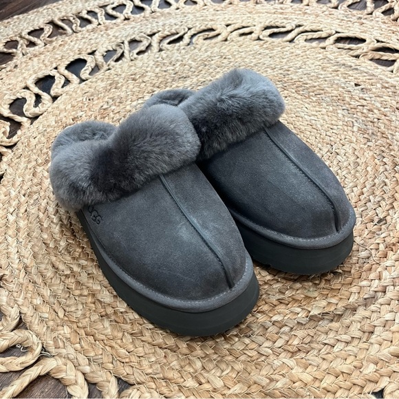 UGG Charcoal Women's Slippers - Picture 3 of 8